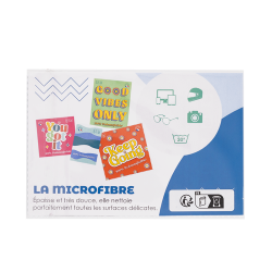 Les essuies-verres microfibre recyclée (100 pièces)